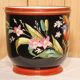 Paris porcelain jardinière decorated with birds and flowers, 19th century