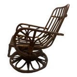 Rotating Rattan Papasan