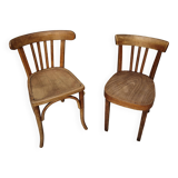 Paire de chaises bistrot Luterma/Fischel
