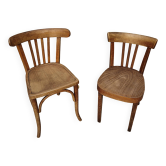 Paire de chaises bistrot Luterma/Fischel