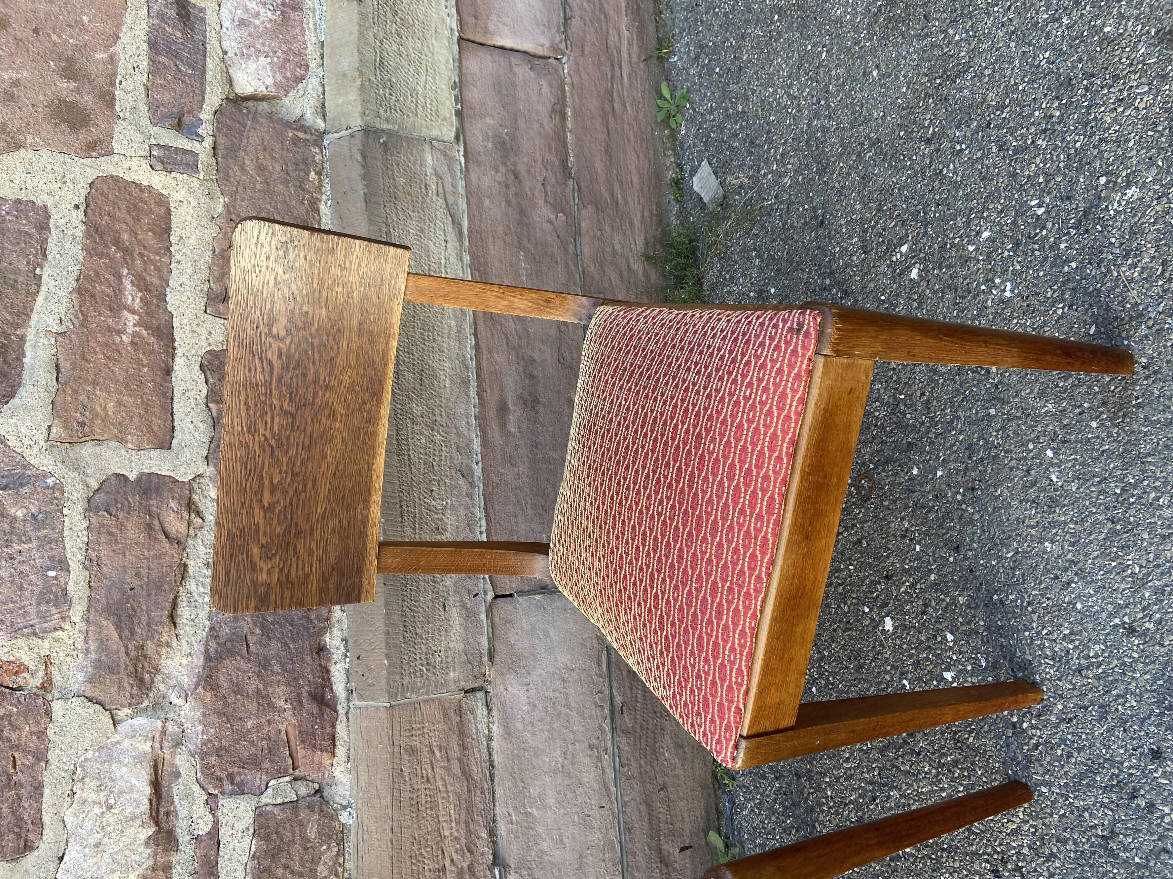 pair of Modernist Chairs BAUHAUS vintage cocktail 1950 GERMANY