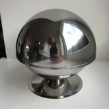 Metal sugar bowl style space age seventies 70s