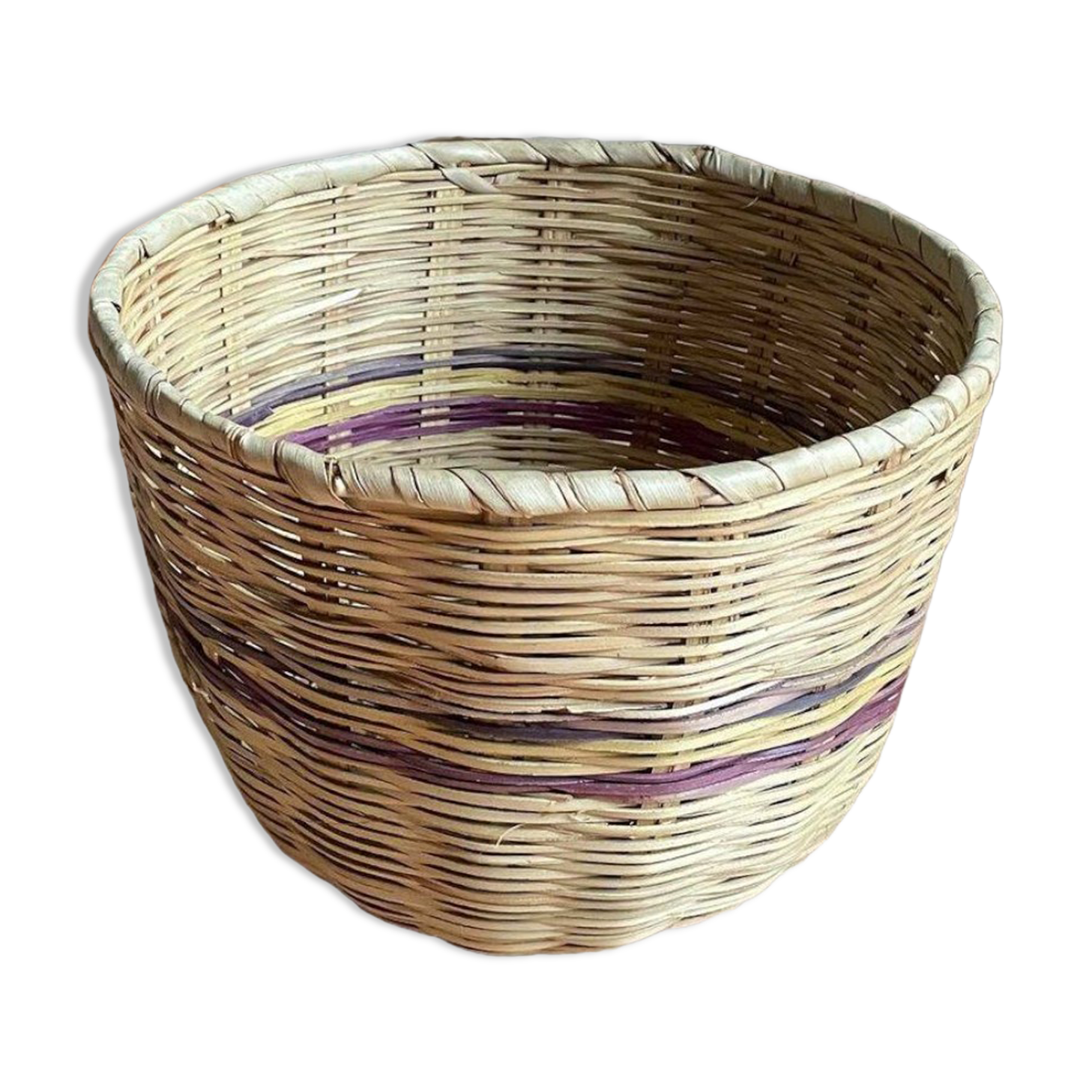 Wicker plant pot