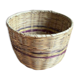 Wicker plant pot