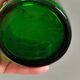 Large vintage vase in green glass.