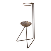 Porte-cendrier métal perforé années 50 vintage Rockabilly
