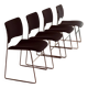 Lot de 4 chaises 40/4 David Rowland pour Howe – État exceptionnel