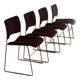 Set of 4 40/4 chairs by David Rowland for Howe – Exceptional condition