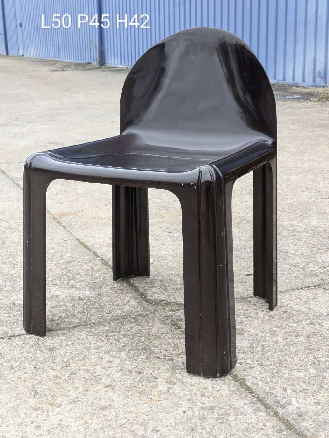 Vintage Kartell chair n.4854 Gae AULENTI - 1970