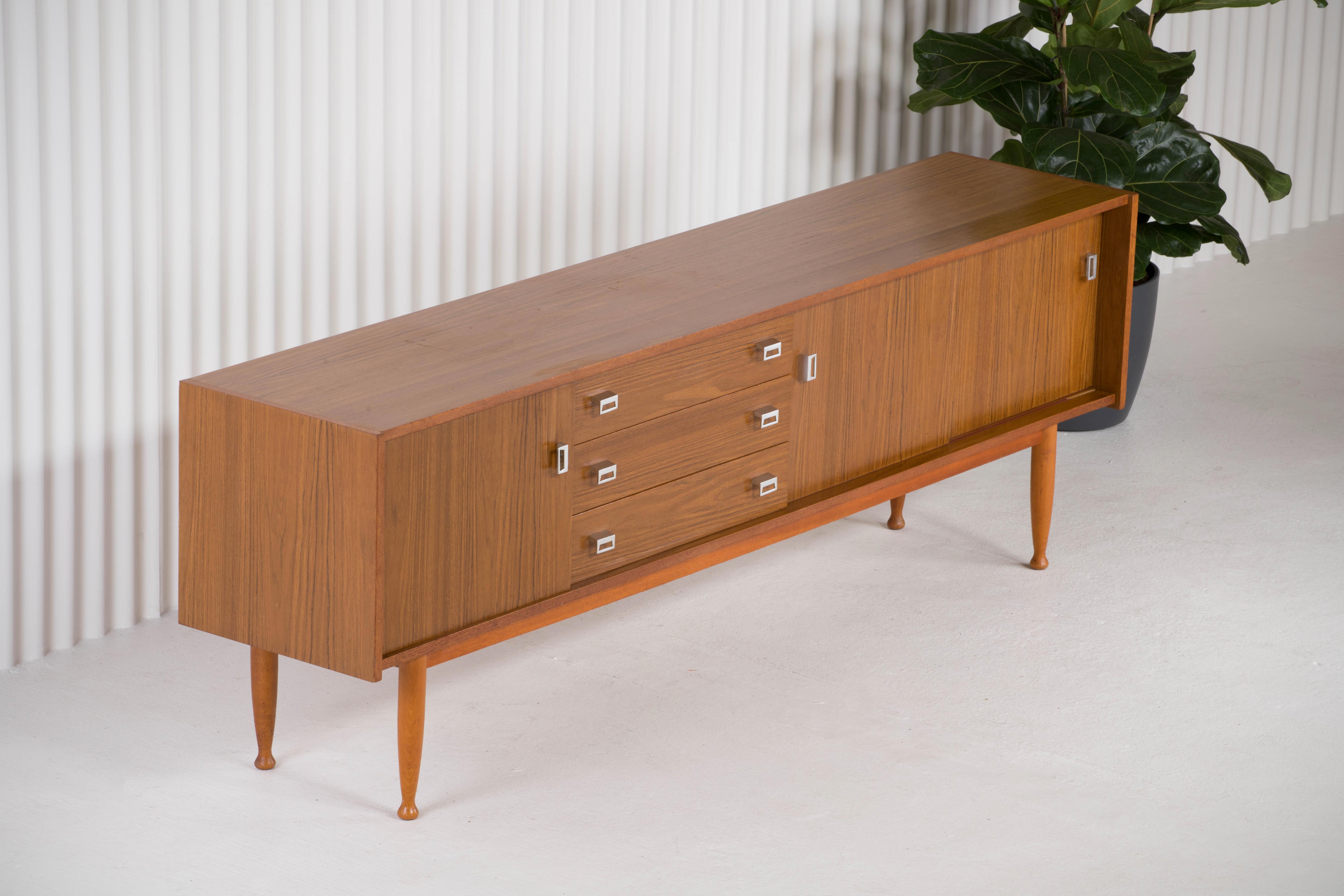 Scandinavian sideboard  220 cm, 1960