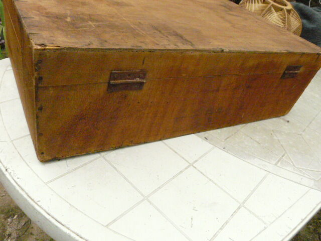 Old suitcase wood