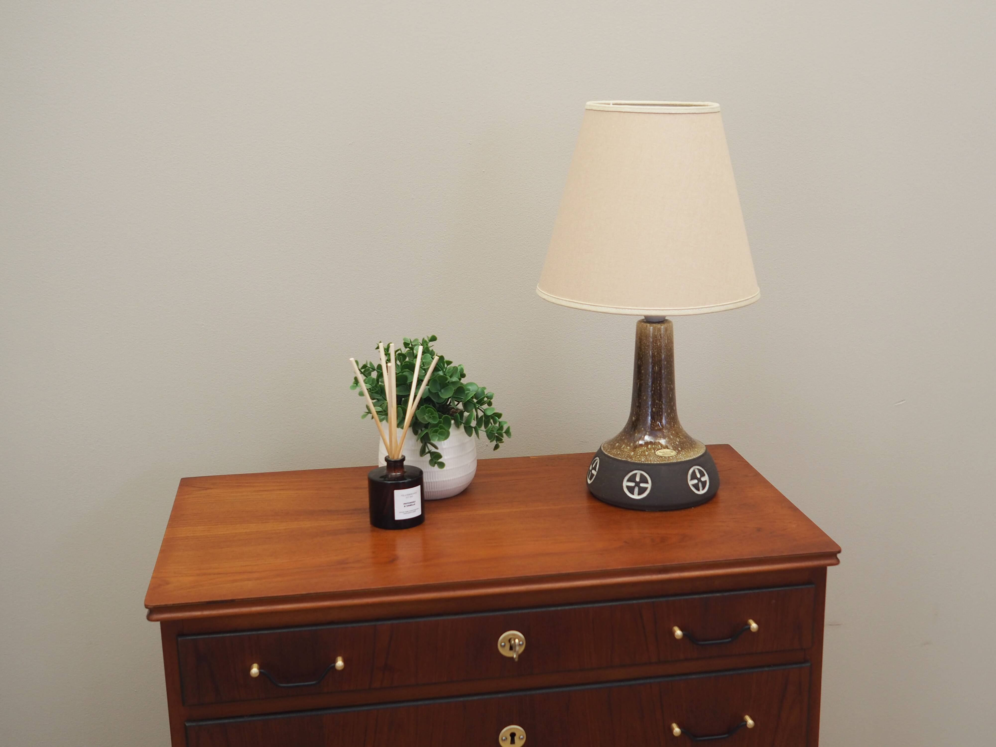 Bedside lamp, Danish design, 1960s, production: Frank Keramik