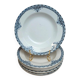 Set of 9 deep plates Terre de Fer St Amand model Andrinople
