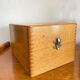 Old wooden plug box