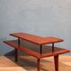 Table basse double plateaux années 60
