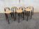 Set de 7 tabourets industriels