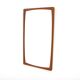 Scandinavian teak mirror, Sweden, 1960, 64cm x 37cm