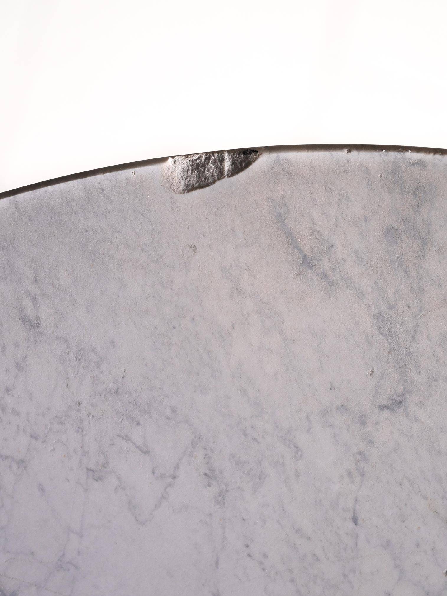 Marble and metal coffee table