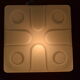 Ceiling light, 1970