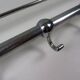 Wall-mounted coat rack Bauhaus / Art Deco in chrome metal, 1920s
