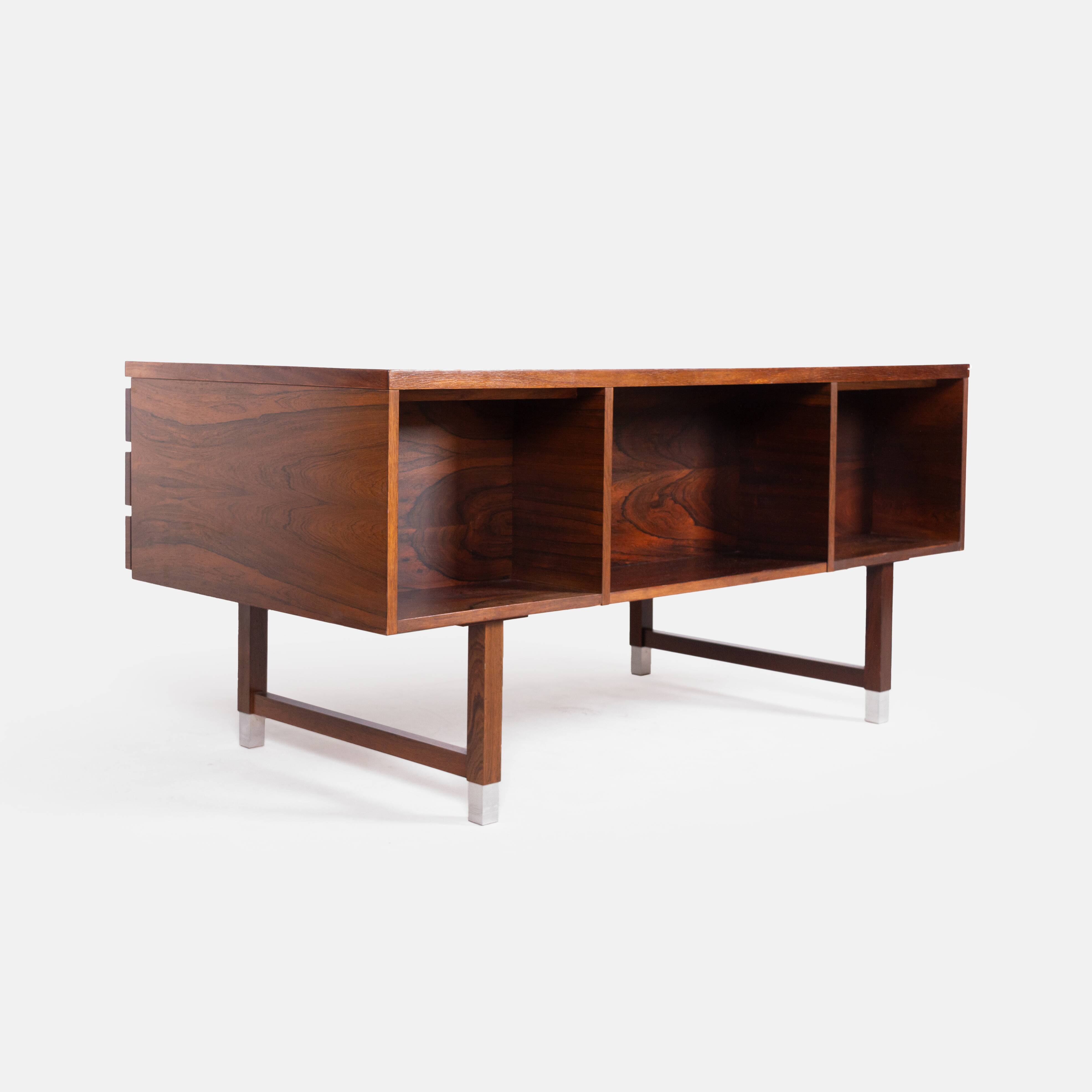 Large Scandinavian desk in rosewood - Kai Kristiansen - 1960