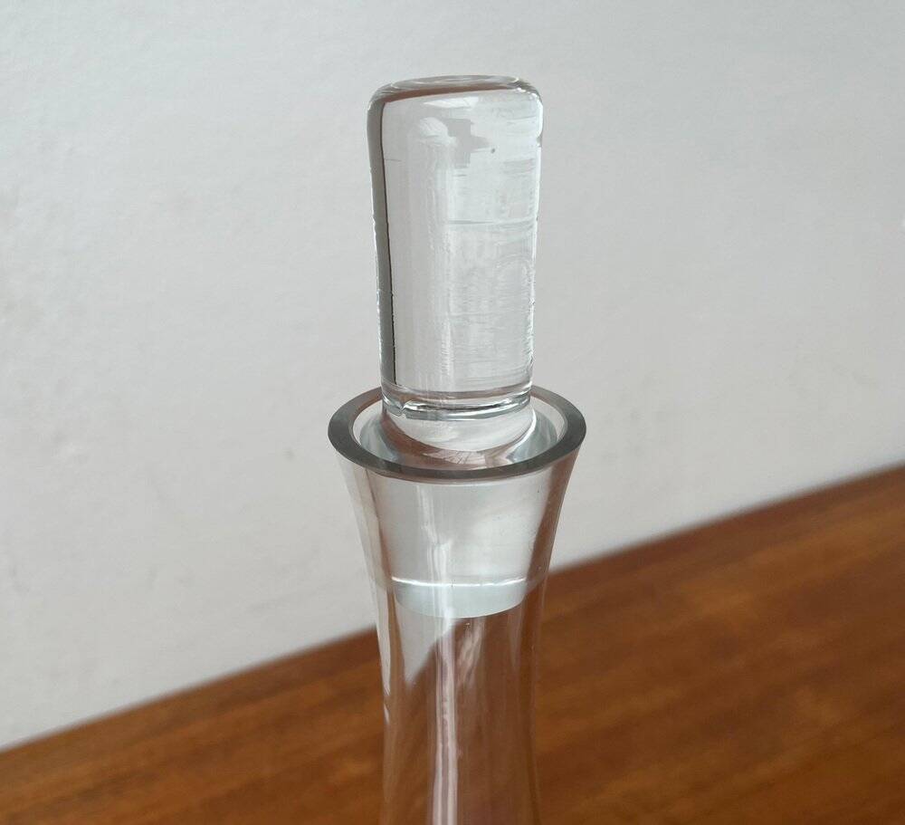 German glass carafe from Christinenhütte