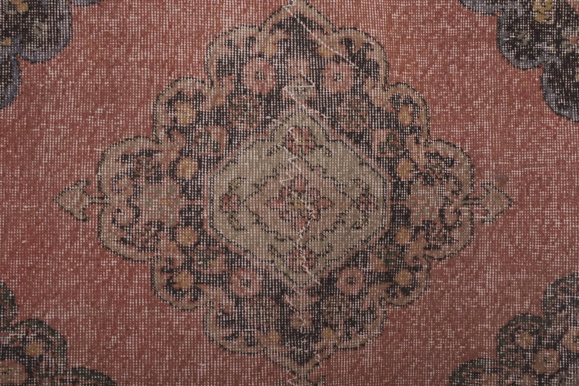 Vintage Turkish hallway rug 87x382 cm