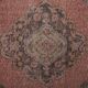 Vintage Turkish hallway rug 87x382 cm