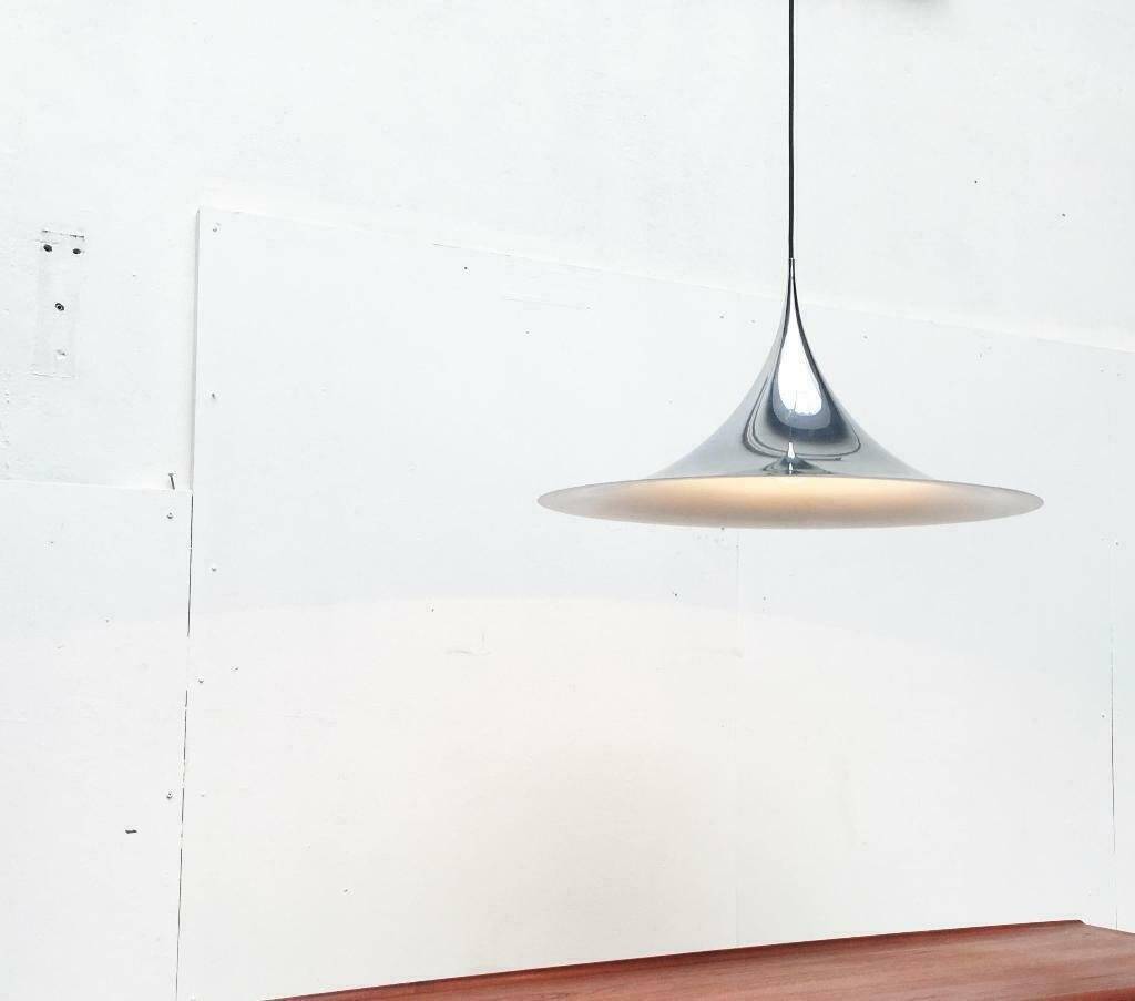 Vintage semi-suspension lamp by Bondrup & Thorup for Fog & Mørup