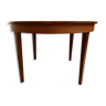 Vintage stretchy round dining table in rio rosewood