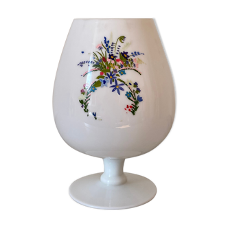 Vase opaline floral