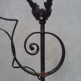 Wrought iron lamppost