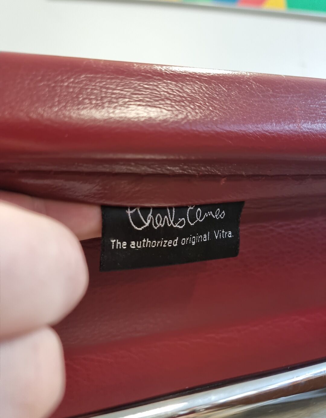 Ea 108 armchair by Charles & Ray Eames, Vitra edition