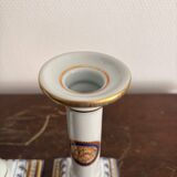 Old Pair of Porcelain Candle Holders Alegre Maison Mottahedeh Chinese Model Lu