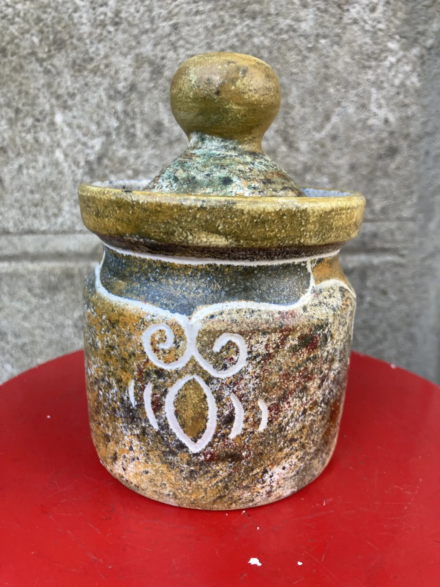 Bernard Buffat The Potters' Barn - glazed ceramic box - design