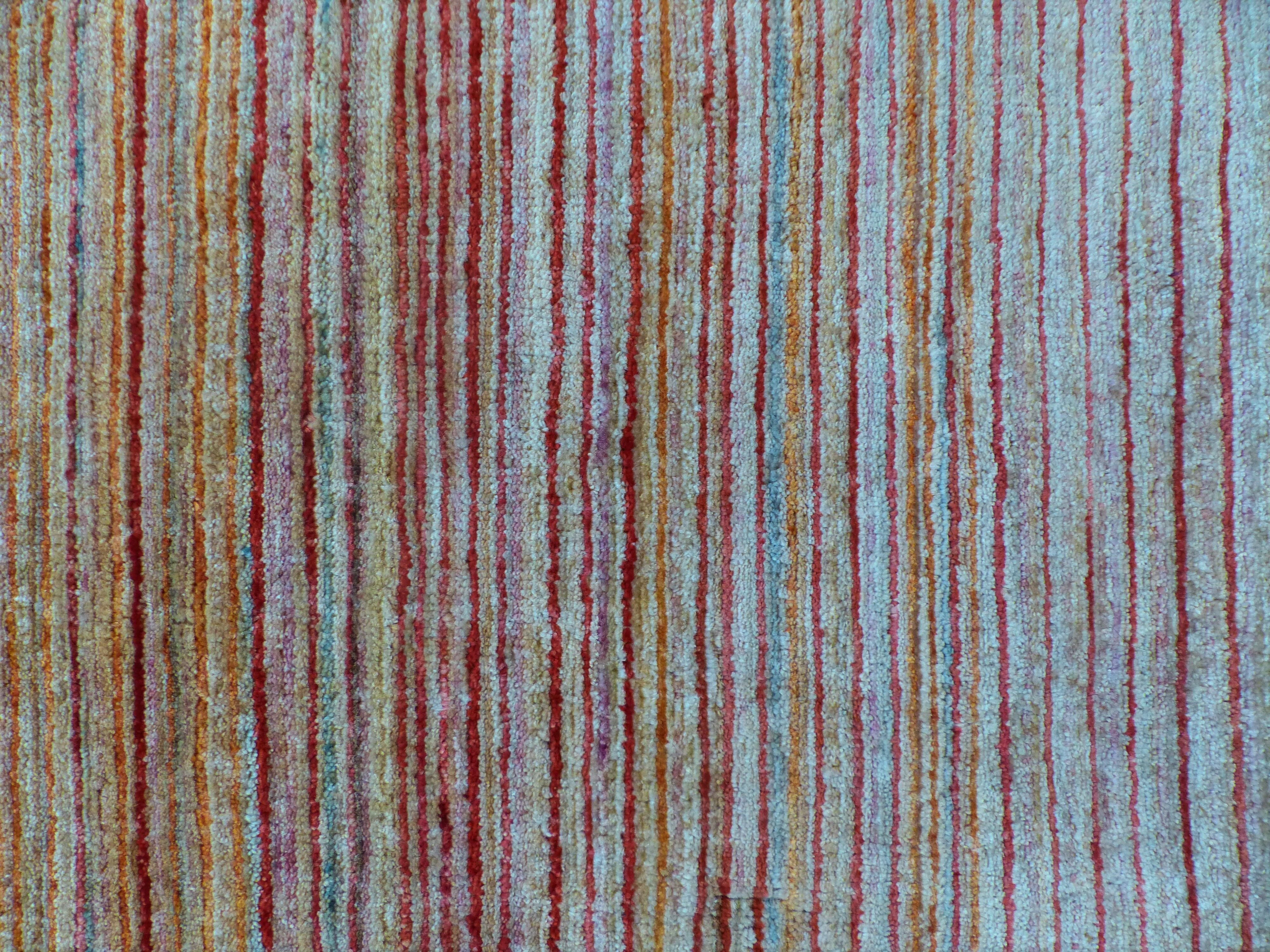 Multicoloured carpet in wool 175x107cm