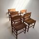 Lot de 5 chaises Charlotte Perriand modèle Dordogne