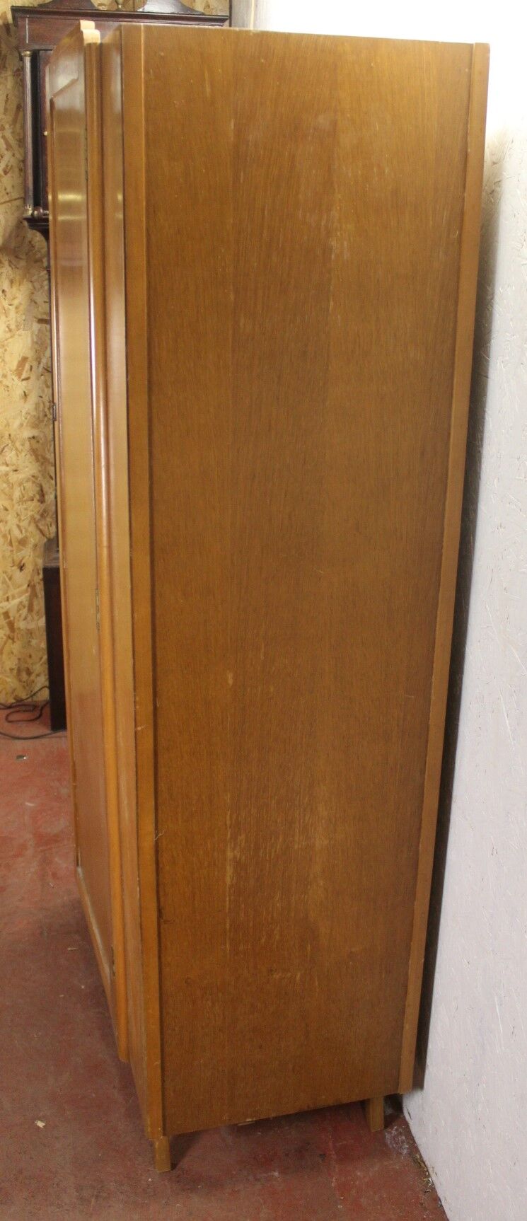 Light oak wardrobe