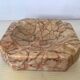 Veined marble ashtray tray