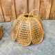 Paire de Suspension en rotin vintage