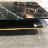 Coffee table lounge green marble Red Edition