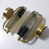 Pair of Jacques Biny mid-century design wall sconces