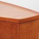 Bureau scandinave boomerang en teck d'Arne Hovmand Olsen