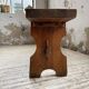 Paire de bancs noyer 1900