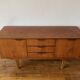 English sideboard in vintage solid teak from the austin suite collection