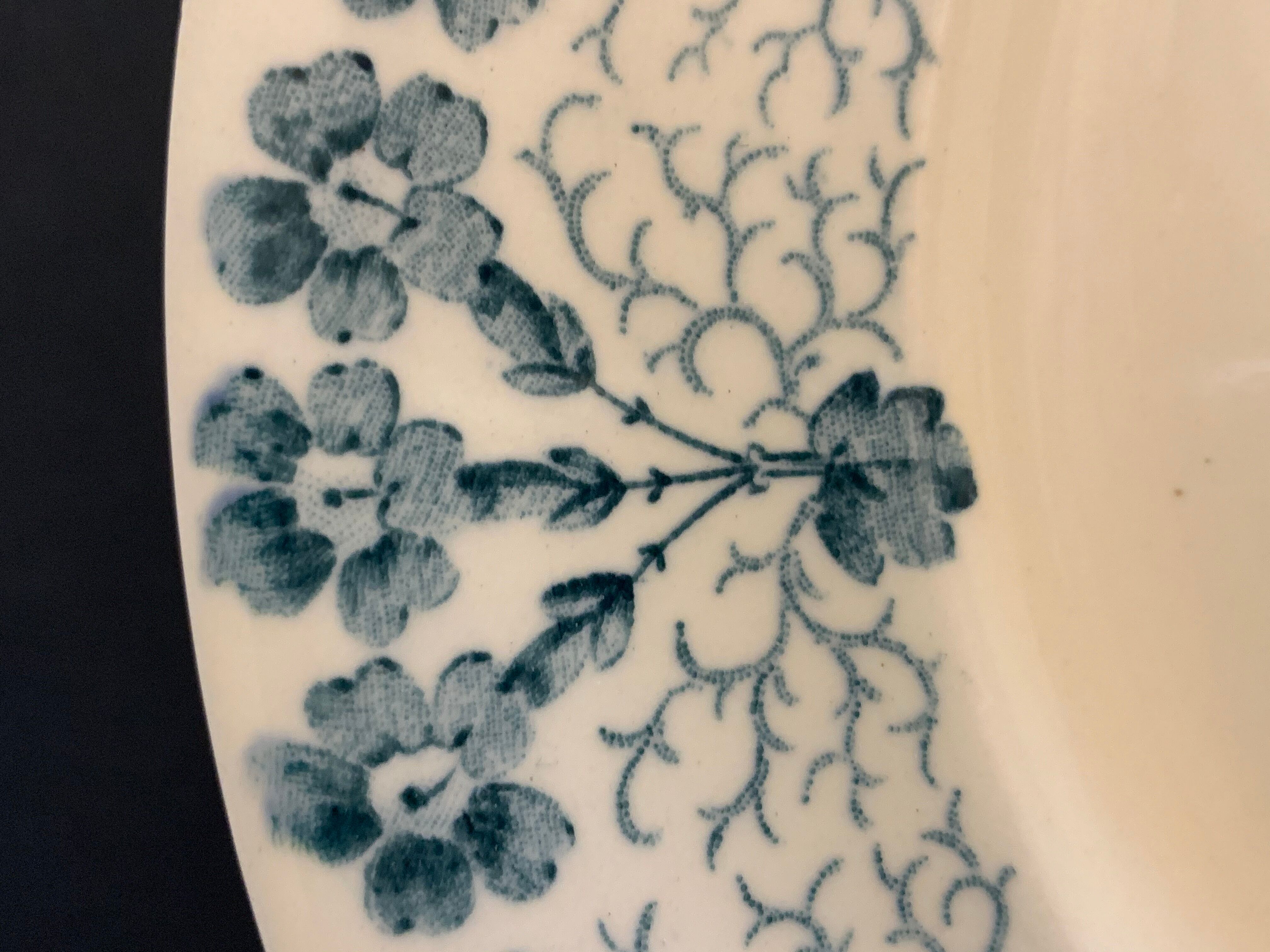 8 old blue blue longwy flat plates 1900 priming model