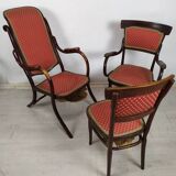 Kohn curved wood lounge