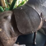 Ancien jouet cheval en cuir