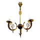 Empire Arrow Chandelier 3 Lights Bronze
