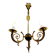 Empire Arrow Chandelier 3 Lights Bronze